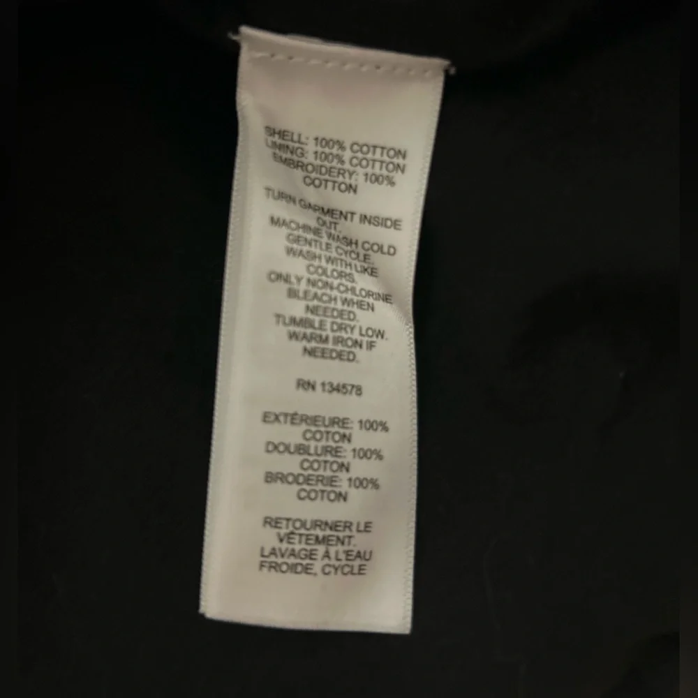 Vineyard Vines women’s 100% cotton Sleeveless Black Eyelet Ruffle Floral Top, M - Picture 6 of 6